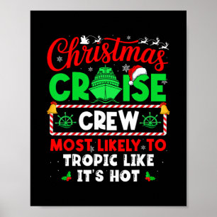 Julkryssningsbesättning Mest sannolikt att Tropic Poster