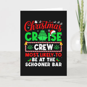 Julkryssningsbesättning som troligen är på Sch Kort
