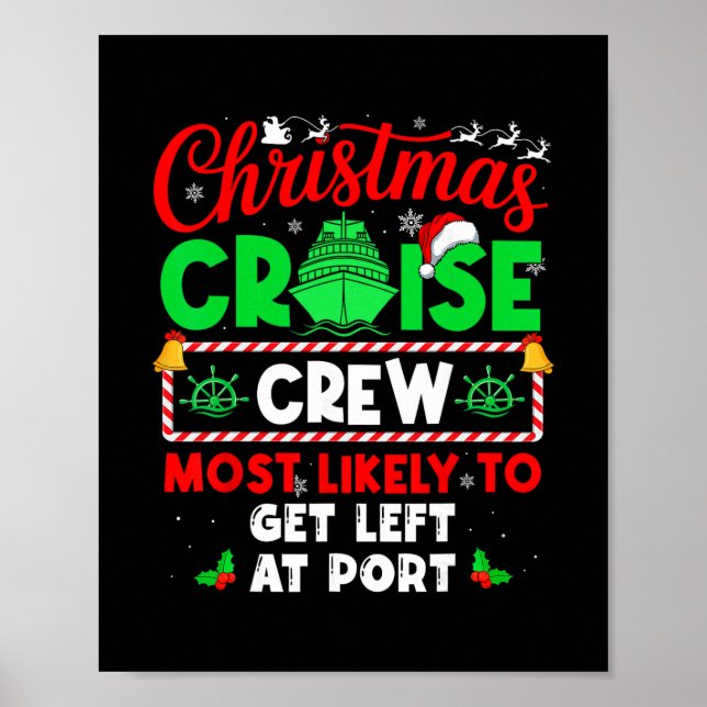 Julkryssningsbesättning som troligen blir lämnad i poster (Framsidan)