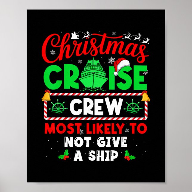 Julkryssningsbesättning som troligen inte ger en S Poster (Framsidan)