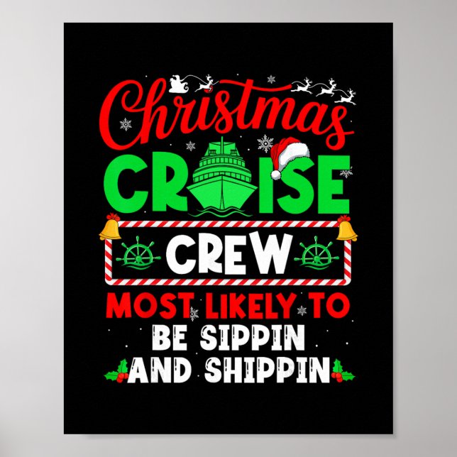 Julkryssningsbesättning som troligenst super och poster (Framsidan)