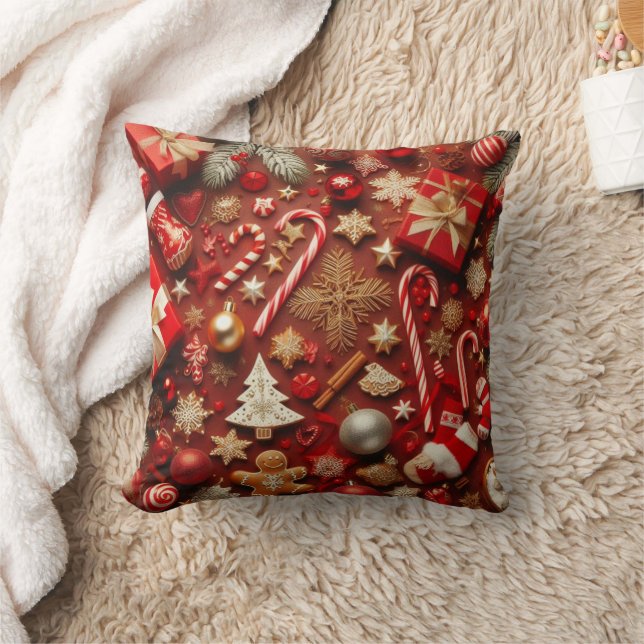 julkudde kudde (Filt)