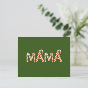 Julkummel Träd Mamma Mamma Sweater Funny Familj Helg Vykort