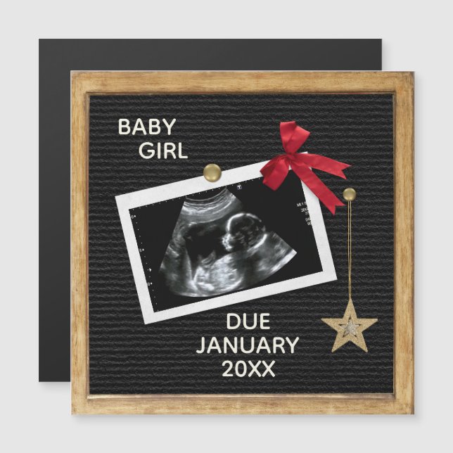 Julkungörelsen i Baby, Brev Board Magnet (Fram/baksida)