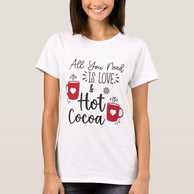 Julkurser Hett Chocolate T-Shirt (Framsida)