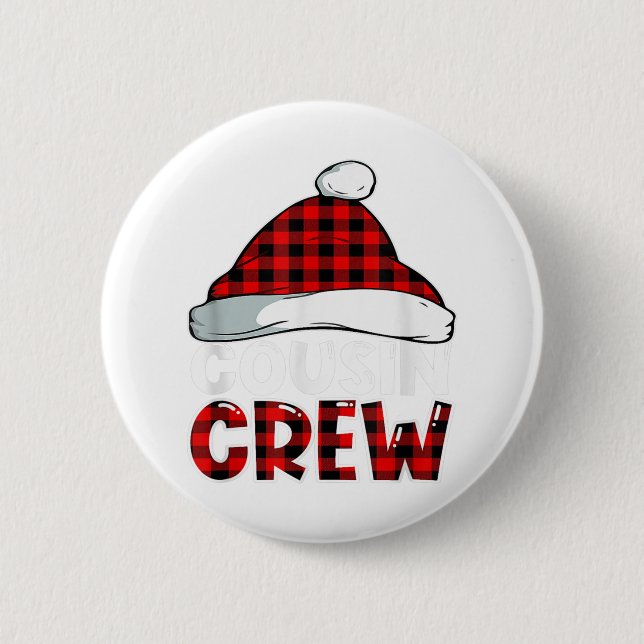 Julkusin Crew Buffalo Red Play Pajamas Fa Knapp (Framsida)