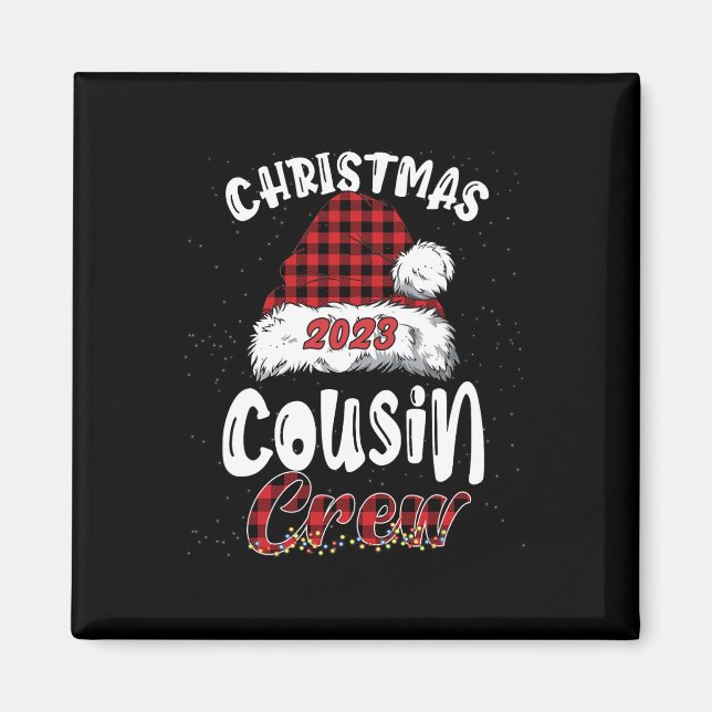 Julkusin Crew Buffalo Red Play Pajamas Fa Magnet (Framsidan)