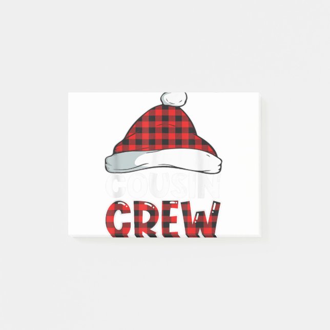 Julkusin Crew Buffalo Red Play Pajamas Fa Post-it Block (Framsida)