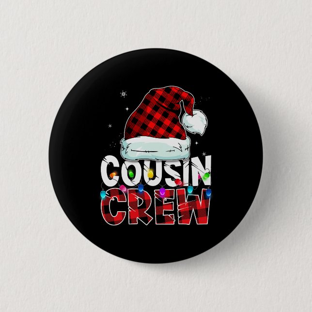 Julkusin Crew Buffalo röd plaid Pajamas Fa Knapp (Framsida)