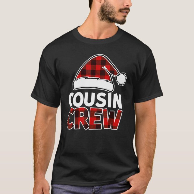 Julkusin Crew Buffalo röd plaid Pajamas Fa T Shirt (Framsida)