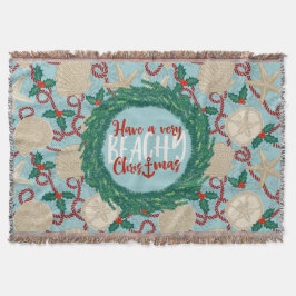 Julkustens tropiska havs-Snäcka Utandning - Röd Filt