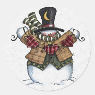 Julkuvert Sealer Runt Klistermärke