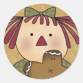 Julkuvert: Simple Joys Annie Runt Klistermärke