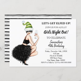 Julkväll ute, så får vi föda upp födelsedagen inbjudningar