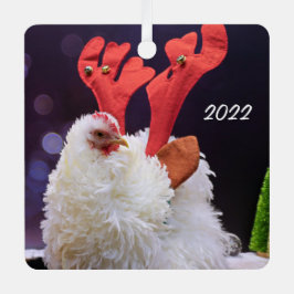 Julkyckling - Frizzled Cochin Bantam Pet Julgransdekoration