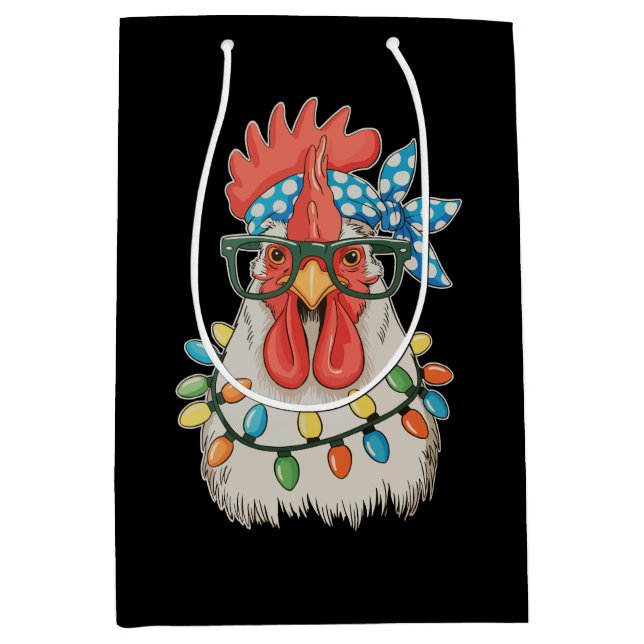 Julkyckling Julafton Ljus Farmer Farm-familjen (Framsidan)