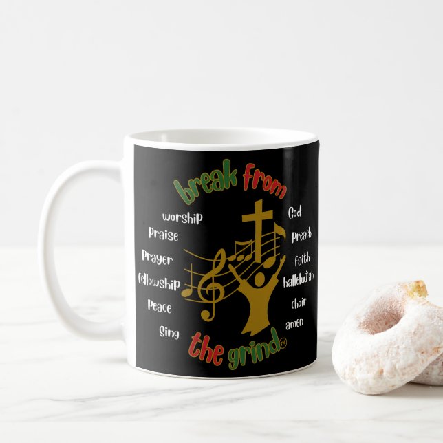 Julkyrka Anbetning Kaffe Mugg (Med munk)
