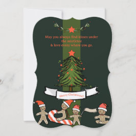 Julkyssar under mistletoe