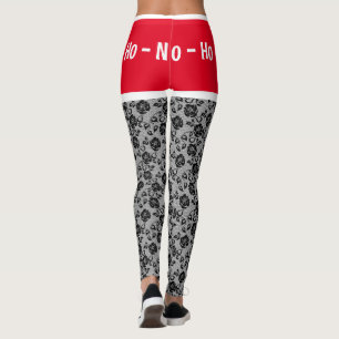 Jullagarna Santa Faux Ro Snöre Fishnet Leggings