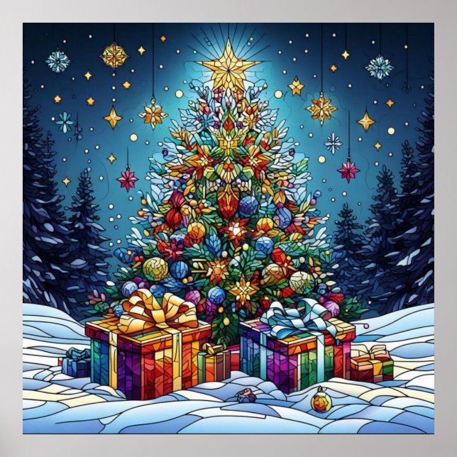 Jullagat glas Poster (Framsidan)