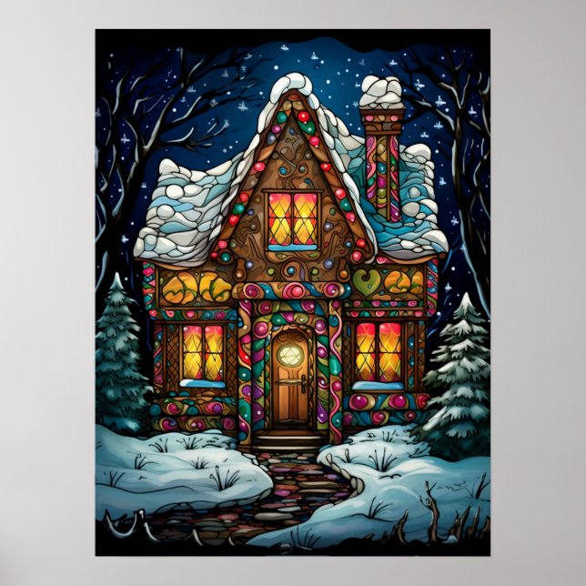 Jullagat glas Poster (Framsidan)