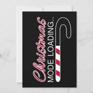 Julläge - X Mas Candy cane Load Pub Inbjudningar