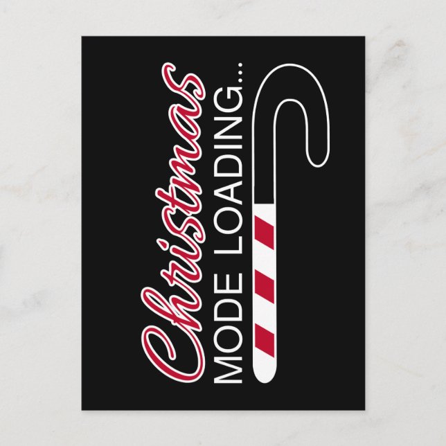 Julläge - X Mas Candy cane Load Pub Vykort (Framsida)