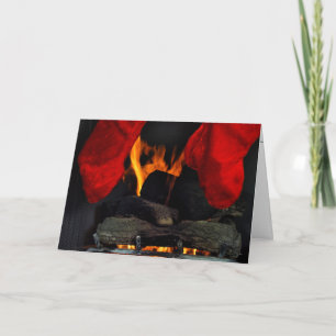 Jullager efter Fireplace Helgkort