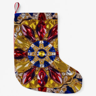 Jullager med colombianska Färg Liten Julstrumpa