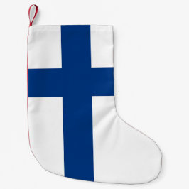 Jullager med Finlands Flagga Liten Julstrumpa