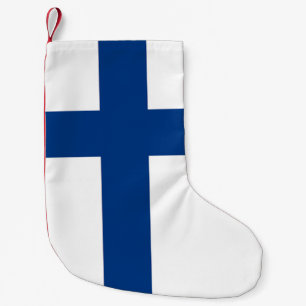 Jullager med Finlands Flagga Liten Julstrumpa