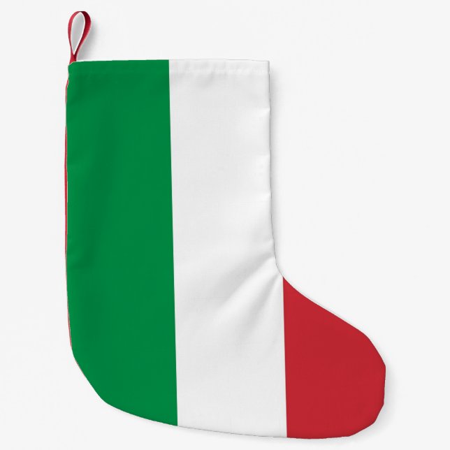 Jullager med Flagga av Italien Liten Julstrumpa (Framsidan)
