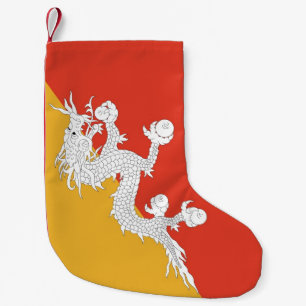Jullager med Flagga Bhutan Liten Julstrumpa