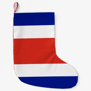 Jullager med Flagga Costa Rica Liten Julstrumpa