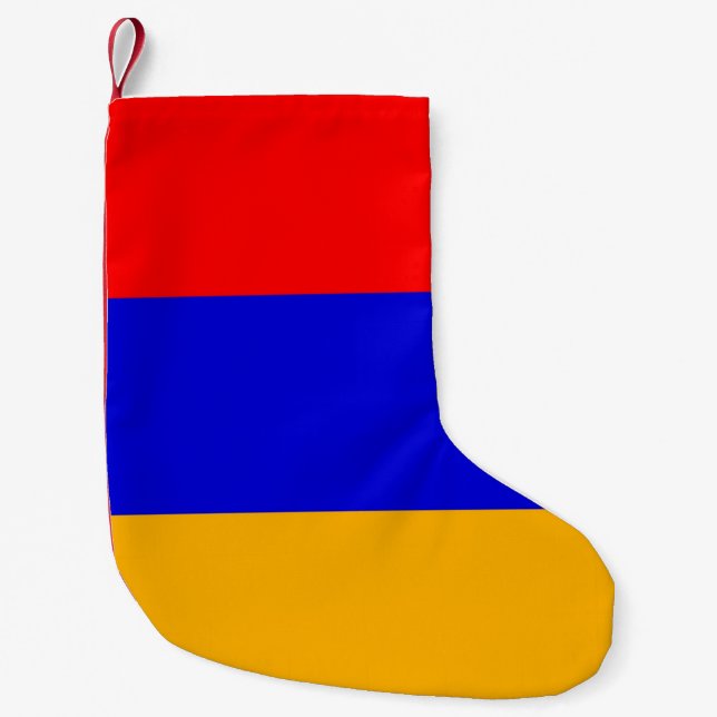 Jullager med Flagga från Armenien Liten Julstrumpa (Framsidan)