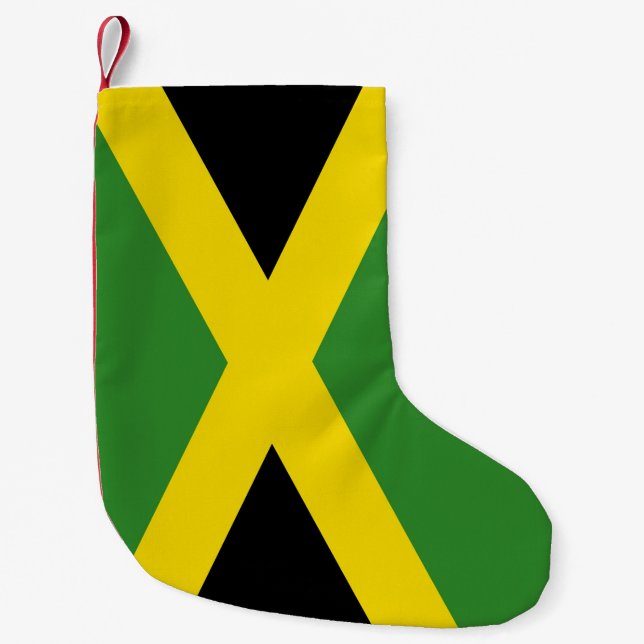 Jullager med Flagga från Jamaica Liten Julstrumpa (Framsidan)