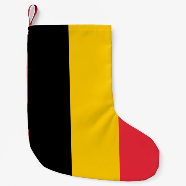 Jullager med Flagga i Belgien Liten Julstrumpa (Framsidan)