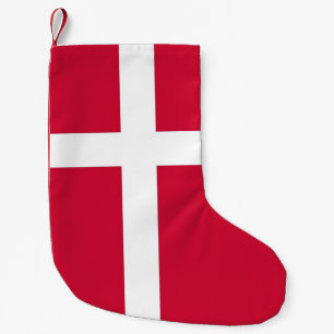 Jullager med Flagga i Danmark Liten Julstrumpa