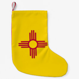 Jullager med Flagga i New mexico Liten Julstrumpa