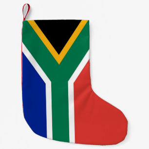 Jullager med Flagga i södra Afrikan Liten Julstrumpa