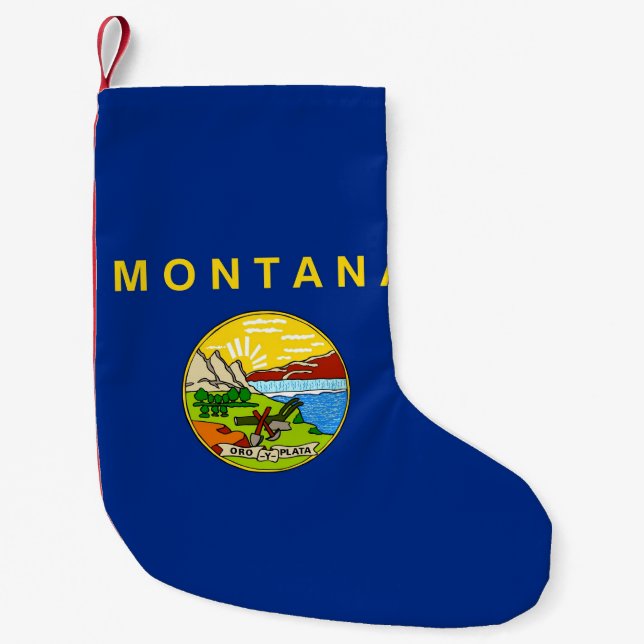 Jullager med Flagga Montana Liten Julstrumpa (Framsidan)