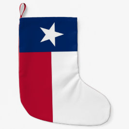 Jullager med Texas Flagga Liten Julstrumpa