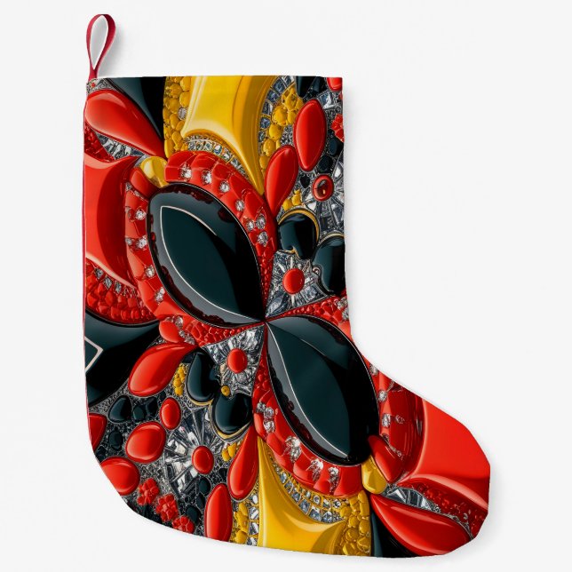 Jullager med Tyskland Färg Liten Julstrumpa (Framsidan)