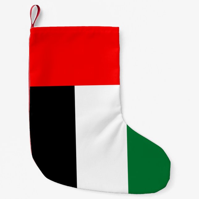 Jullager med UAE:s Flagga Liten Julstrumpa (Framsidan)