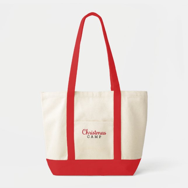 Julläger Tote Bag | CHRISTMAS BAGS Tygkasse (Framsidan)