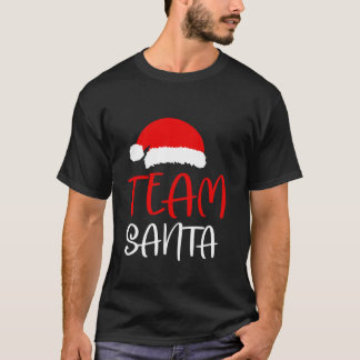 Jullagets jultomtsmatchningsfamilj t shirt