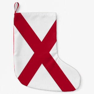 Jullagren med Flagga Alabama, Förenta staterna Liten Julstrumpa