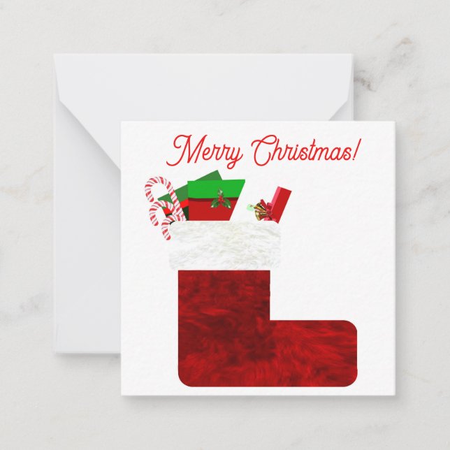 Jullagret 3-anteckningskort anteckningskort (Framsida)