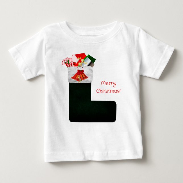 Jullagret Baby T-Shirt (Framsida)