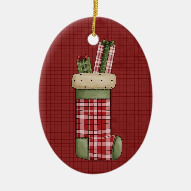 Jullagret Ceramic Jul Ornament (Framsidan)